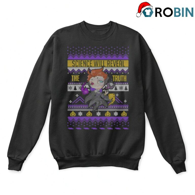 Science Will Reveal The Truth Chibi Moira Ugly Christmas Sweatshirts