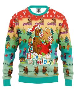 scooby doo holiday ugly christmas sweatshirt 1 X5Fjd