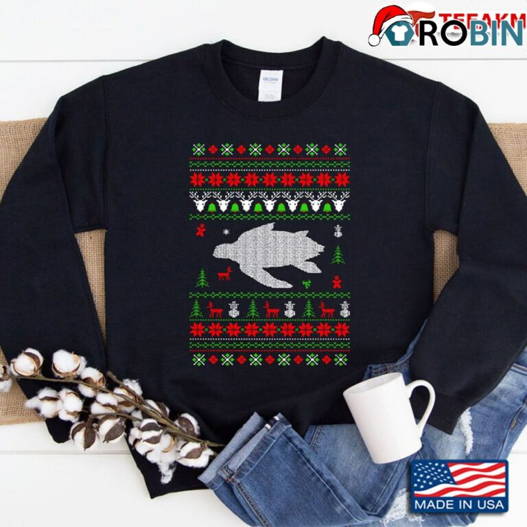 Sea Turtle Ugly Christmas Sweatshirt
