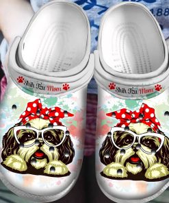 Shih Tzu Mom Classic Clog, Unisex Crocs Shoes Mother’s Gift