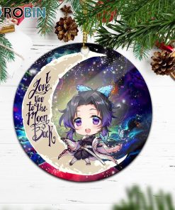 Shinobu Demon Slayer Love You To The Moon Galaxy Ornament – Christmas Decorations Shinobu Demon Slayer Love You To The Moon Galaxy Ornament – Christmas Decorations