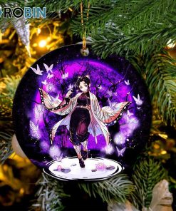 shinobu demon slayer moonlight christmas ornament 1 jwxktq