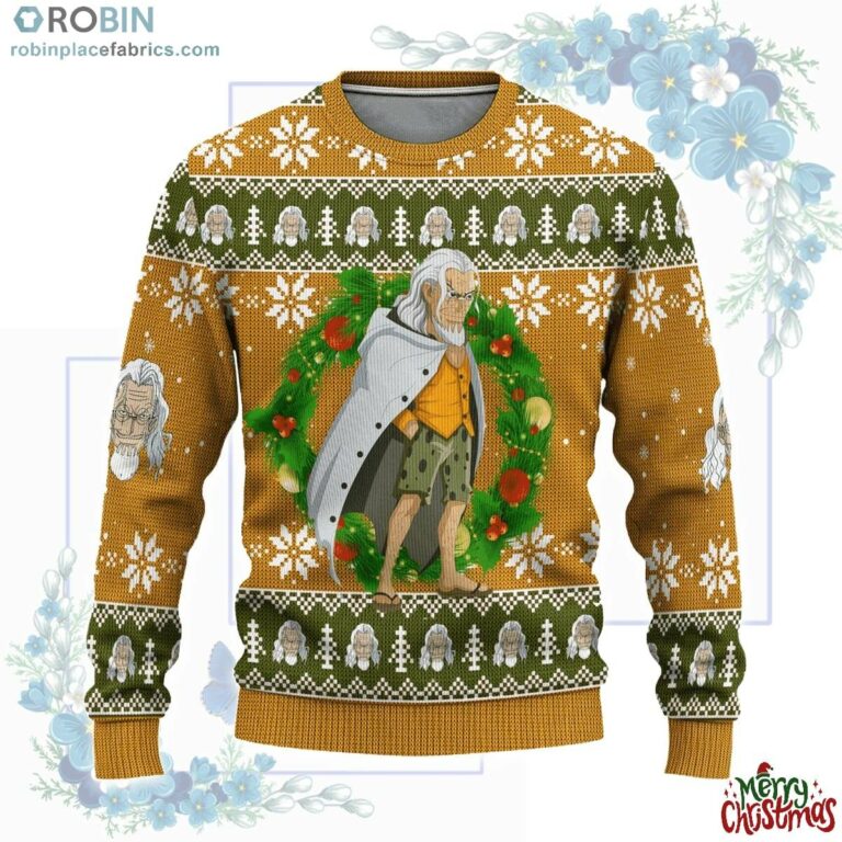Silvers Rayleigh One Piece Anime Ugly Christmas Sweater