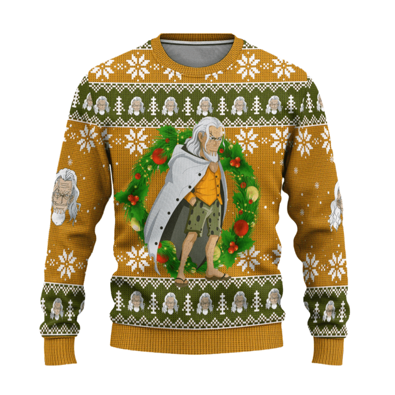Silvers Rayleigh One Piece Anime Ugly Christmas Sweatshirt Xmas Gift