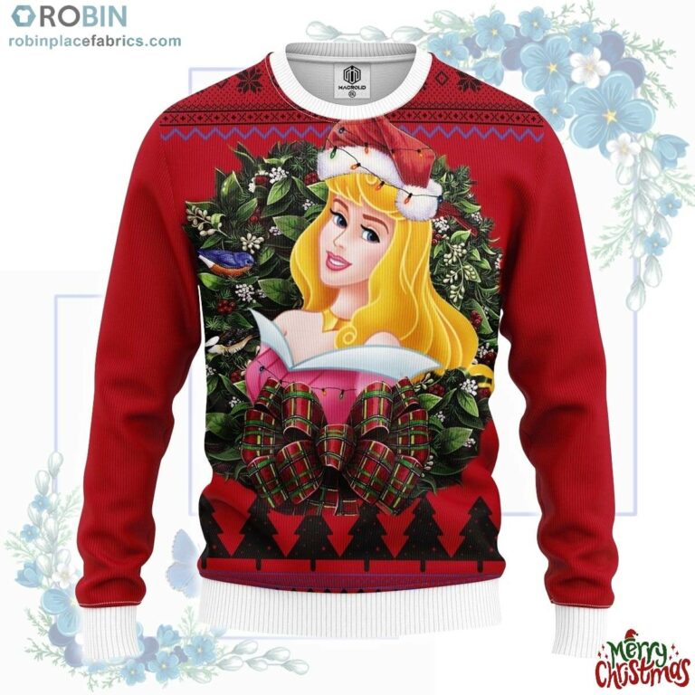 Sleeping Beauty Princess Noel Mc Ugly Christmas Sweater