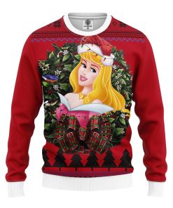 Sleeping Beauty Princess Noel Mc Ugly Christmas Sweatshirt