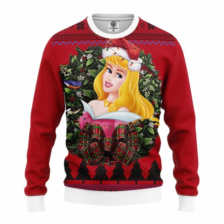 Sleeping Beauty Princess Noel Mc Ugly Christmas Sweatshirt