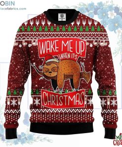 sloth 3d ugly christmas sweater 188 AJg9y