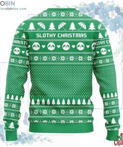 Sloth Tree Ugly Christmas Sweater