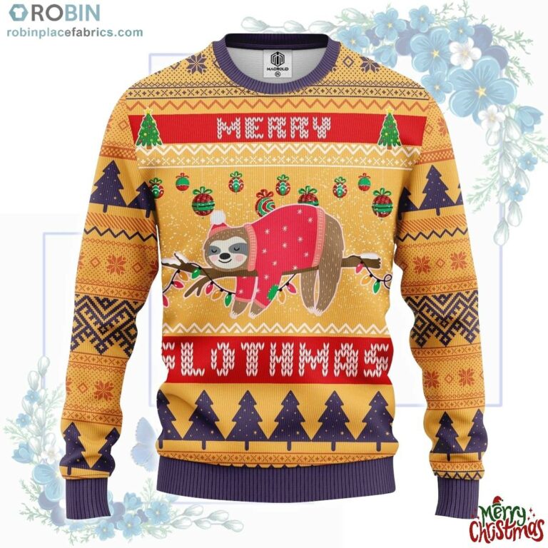 Sloth Ugly Christmas Sweater