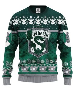 slytherin harry potter ugly christmas sweatshirt 1 3BvYI