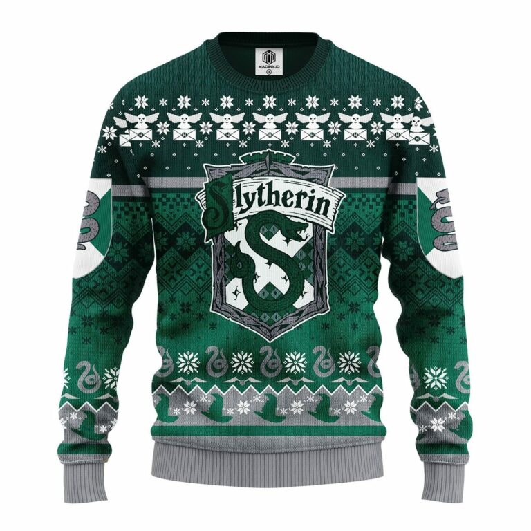 Slytherin Harry Potter Ugly Christmas Sweatshirt