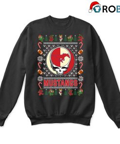 Smu Mustangs X Grateful Dead Ugly Christmas Sweatshirt
