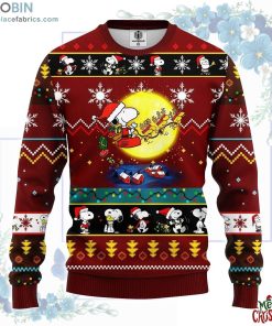 snooby moon ugly christmas sweater red 183 YViYu