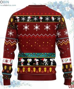 Snooby Moon Ugly Christmas Sweater Red