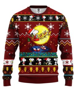 snooby moon ugly christmas sweatshirt red 1 XqLsT