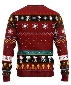 Snooby Moon Ugly Christmas Sweatshirt Red