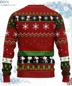 Snooby Ugly Christmas Sweater Red Brown