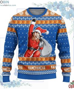 son goku dragon ball anime ugly christmas sweater 176 dZNhg