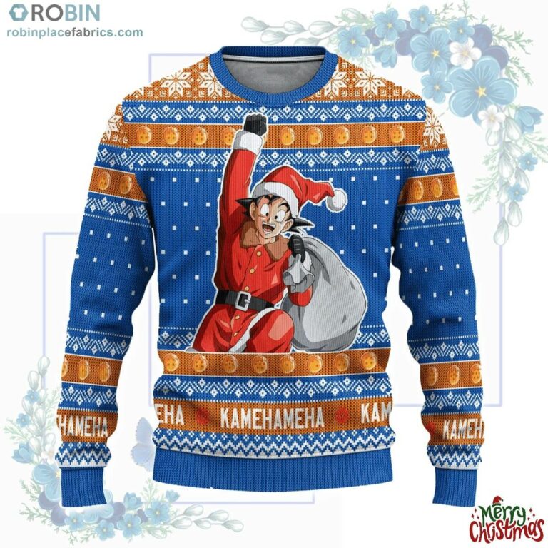 Son Goku Dragon Ball Anime Ugly Christmas Sweater