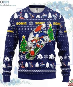 sonic the hedgehog ugly christmas sweater 1 172 pe01I