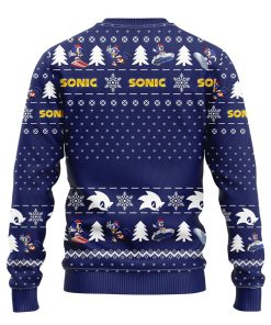Sonic The Hedgehog Ugly Christmas Sweater 1 Sonic The Hedgehog Ugly Christmas Sweater 1
