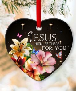 special christian heart ornament jesus is with you 1 DCDvx