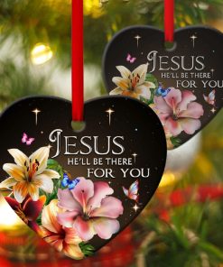 Special Christian Heart Ornament Jesus Is With You Special Christian Heart Ornament Jesus Is With You
