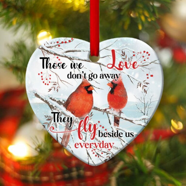 Special Christian Heart Ornament Those We Love Don’t Go Away