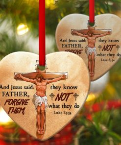 Special Cross Heart Ornament Jesus’s Last Words