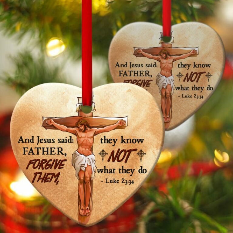 Special Cross Heart Ornament Jesus’s Last Words