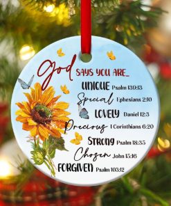 special jesus circle ornament god says you are precious 1 YJf5S