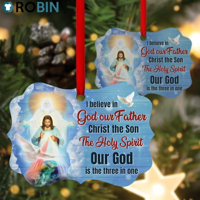 Special Jesus Ornament – I Believe In God
