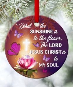 special lotus circle ornament the lord jesus christ is to my soul 1 66c9j