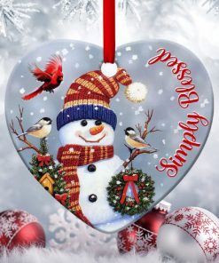 special snowman heart ornament you are blessed from jesus 1 piBaE