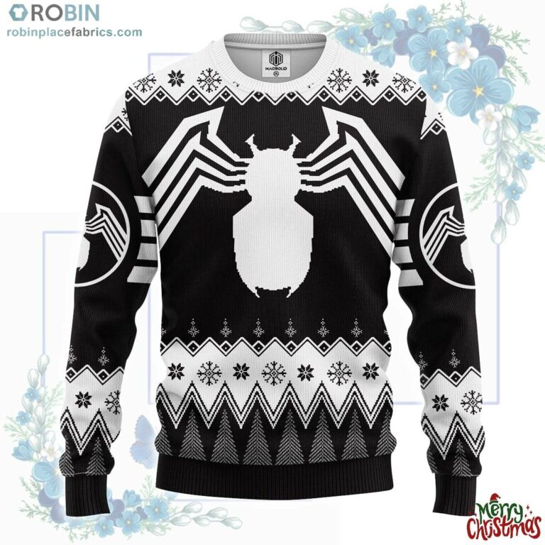Spider Man Black Ugly Christmas Sweater