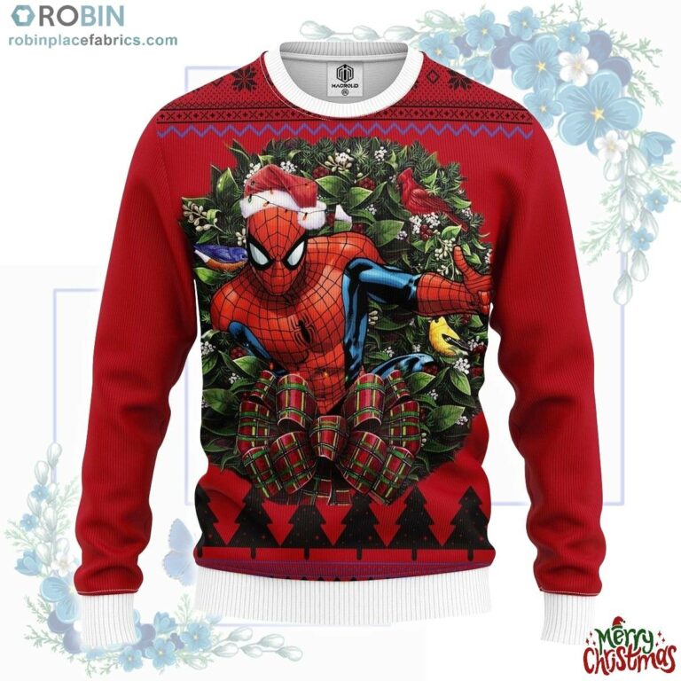 Spider Man Illustration Noel Mc Ugly Christmas Sweater