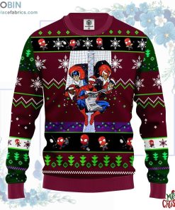 spiderman ugly christmas sweater purple pink 163 S2e5g