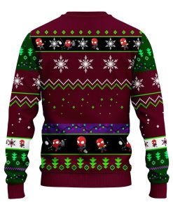 spiderman ugly christmas sweatshirt purple pink 2 M4okl