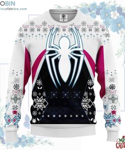 spiderman white ugly christmas sweater 162 0CPLB