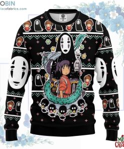 spirited away ghibli ugly christmas sweater 160 Q6rn8