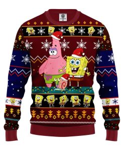 spongebob ugly christmas sweatshirt 1 1 akyfm