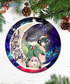 Spy x Family Love You To The Moon Galaxy Ornament – Christmas Decorations