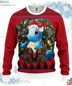 Squirtle Pokemon Noel Mc Ugly Christmas Sweater