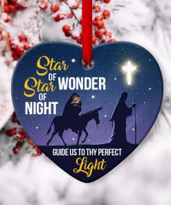 star of night guide us to thy perfect light special jesus heart ornament 1 AVKar