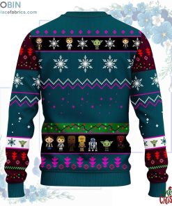 Star Wars And Tree Ugly Christmas Sweater Blue
