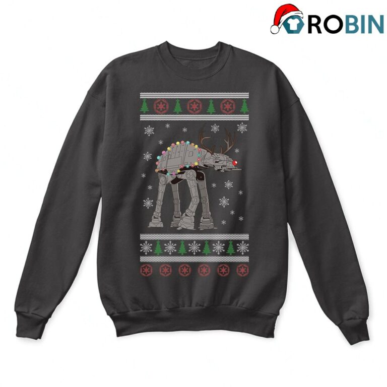 Star Wars At At Reindeer Walker Imperial Christmas Ugly Sweatshirt