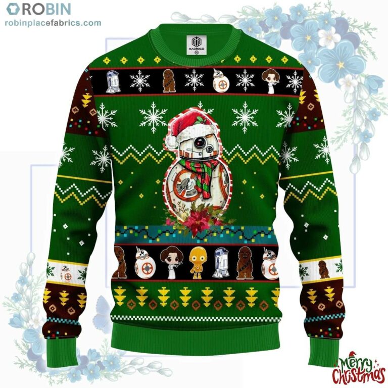 Star Wars B88 Ugly Christmas Sweater Green