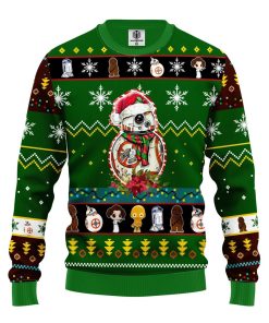 star wars b88 ugly christmas sweatshirt green 1 iuNi6