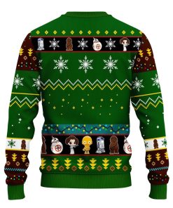 Star Wars B88 Ugly Christmas Sweatshirt Green